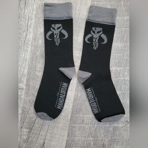 Star Wars Mandalorian Black Socks